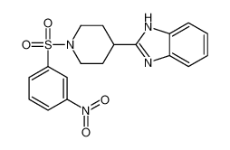 2-{1-[(3-Nitrophenyl)sulfonyl]-4-piperidinyl}-1H-benzimidazole