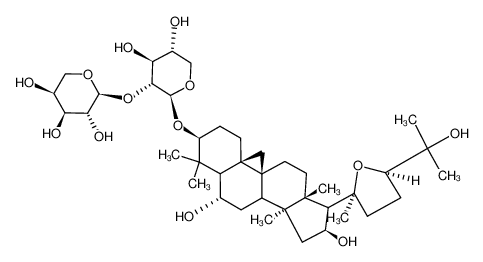 86408-19-7 spectrum, Cyclosiversigenin 3-O-<O-α-L-arabinopyranosyl-(1->2)-β-D-xylopyranoside>