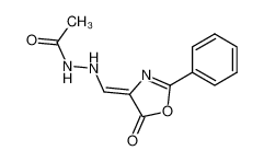 59681-36-6 4-acetylhydrazinomethylene-2-phenyloxazol-5(4H)-one