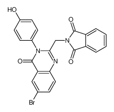 131338-51-7 2-[[6-bromo-3-(4-hydroxyphenyl)-4-oxoquinazolin-2-yl]methyl]isoindole-1,3-dione