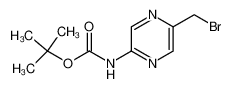 tert-butyl N-[5-(bromomethyl)pyrazin-2-yl]carbamate 369638-69-7