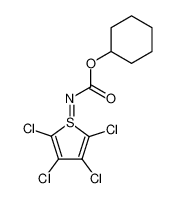 113318-90-4 cyclohexyl (2,3,4,5-tetrachloro-1l<sup>4</sup>-thiophen-1-ylidene)carbamate