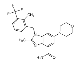 1372540-33-4 structure, C22H23F3N4O2