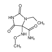 3-Ethyl-4-(methoxyamino)-2,5-dioxoimidazolidine-4-carboxamide 644972-61-2