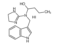 1-[4,5-dihydro-1H-imidazol-2-yl(1H-indol-3-ylmethyl)amino]butan-1-ol,hydroiodide 77587-70-3