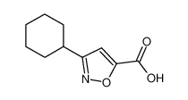 3-cyclohexyl-1,2-oxazole-5-carboxylic acid 876716-46-0
