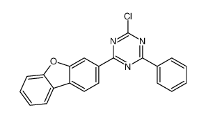 2-chloro-4-(dibenzo[b,d]furan-3-yl)-6-phenyl-1,3,5-triazine 2142681-84-1