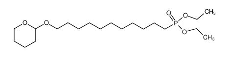 496916-47-3 diethyl 11-[(2-tetrahydro-2H-pyranyl)oxy]undecyl-phosphonate