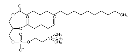 [(2R)-3-hexadecanoyloxy-2-(5-oxopentanoyloxy)propyl] 2-(trimethylazaniumyl)ethyl phosphate 121324-31-0