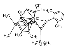 675874-97-2 structure, C30H43ClNSi2Zr+