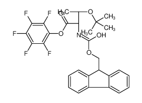 (2,3,4,5,6-pentafluorophenyl) (2R,3S)-3-tert-butoxy-2-(9H-fluoren -9-ylmethoxycarbonylamino)butanoate