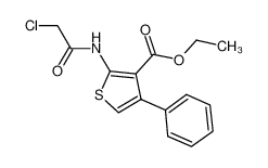 ethyl 2-[(2-chloroacetyl)amino]-4-phenylthiophene-3-carboxylate 77261-21-3