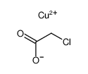 4124-17-8 structure, C2H2ClCuO2+