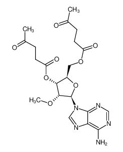 647834-88-6 structure, C21H27N5O8