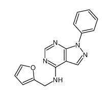 5326-74-9 N-(furan-2-ylmethyl)-1-phenylpyrazolo[3,4-d]pyrimidin-4-amine