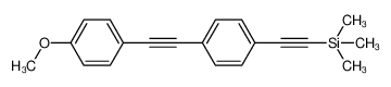 ((4-((4-甲氧基苯基)乙炔)苯基)乙炔)三甲基硅烷