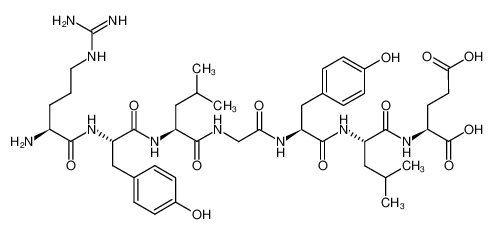 83471-49-2 structure, C43H64N10O12