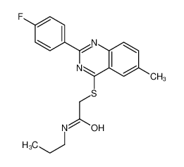 606132-84-7 structure, C20H20FN3OS