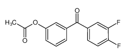 3-(3,4-二氟苯甲酰)苯基乙酸酯