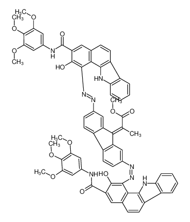 100472-30-8 structure, C69H54N8O12