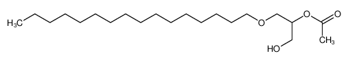 [2-Hexadecyloxy-1-(hydroxymethyl)ethyl] acetate 87233-21-4