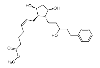 (Z)-7-[(1r,2r,3r,5s)-3,5-二羟基-2-((e)-(s)-3-羟基-5-苯基-1-戊烯)-环戊基]-5-庚烯酸甲酯