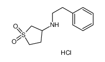 1,1-dioxo-N-(2-phenylethyl)thiolan-3-amine,hydrochloride 6965-17-9