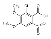 2-Chloro-3,4-dimethoxy-6-nitrobenzoic acid 637347-71-8