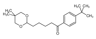 1-(4-tert-butylphenyl)-5-(5,5-dimethyl-1,3-dioxan-2-yl)pentan-1-one 898755-70-9