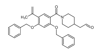 1351815-43-4 (1-{[2,4-bis(benzyloxy)-5-(prop-1-en-2-yl)phenyl]carbonyl}piperidin-4-yl)acetaldehyde