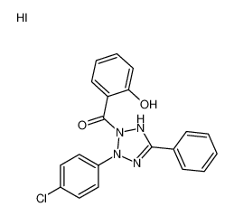 [3-(4-chlorophenyl)-5-phenyl-1H-tetrazol-1-ium-2-yl]-(2-hydroxyphenyl)methanone,iodide 89568-30-9