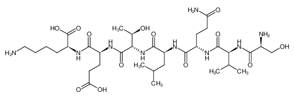 Ser-Val-Gln-Leu-Thr-Glu-Lys 1001230-78-9