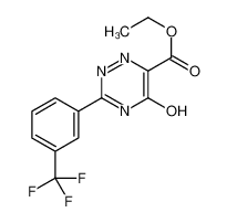 ethyl 5-oxo-3-[3-(trifluoromethyl)phenyl]-2H-1,2,4-triazine-6-carboxylate 77195-47-2