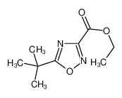 Ethyl 5-tert-butyl-1,2,4-oxadiazole-3-carboxylate 158154-63-3