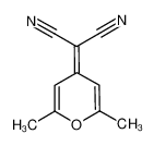 2-(2,6-dimethylpyran-4-ylidene)propanedinitrile 28286-88-6