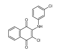 2-chloro-3-(3-chloroanilino)naphthalene-1,4-dione 64505-80-2