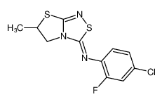 100675-01-2 structure, C11H9ClFN3S2