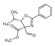 148843-19-0 methyl (4R,5S)-4-formyl-5-isopropyl-2-phenyl-4,5-dihydrooxazole-4-carboxylate