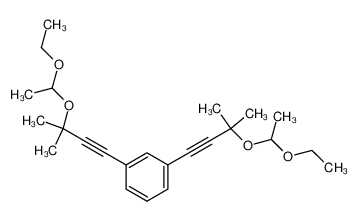 33432-49-4 1,3-bis(3-(1-ethoxyethoxy)-3-methylbut-1-yn-1-yl)benzene