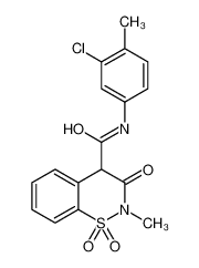 29140-20-3 N-(3-Chloro-4-methylphenyl)-2-methyl-3-oxo-3,4-dihydro-2H-1,2-ben zothiazine-4-carboxamide 1,1-dioxide