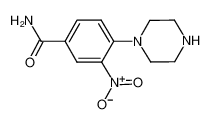 3-nitro-4-piperazin-1-ylbenzamide 335210-46-3