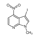 3-Iodo-1-methyl-4-nitro-1H-pyrrolo[2,3-b]pyridine