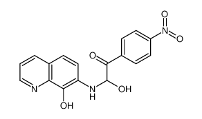 2-hydroxy-2-[(8-hydroxyquinolin-7-yl)amino]-1-(4-nitrophenyl)ethanone 25912-23-6