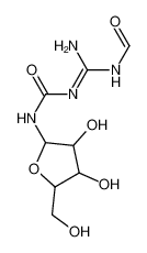 N-[amino-[[3,4-dihydroxy-5-(hydroxymethyl)oxolan-2-yl]carbamoylamino]methylidene]formamide