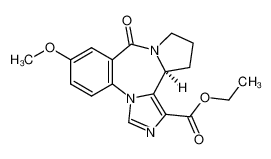 (13aS)-11,12,13,13a-四氢-7-甲氧基-9-氧代-9H-咪唑并[1,5-a]吡咯并[2,1-C][1,4]苯并二氮杂卓-1-羧酸乙酯