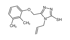 3-[(2,3-dimethylphenoxy)methyl]-4-prop-2-enyl-1H-1,2,4-triazole-5-thione 669705-39-9