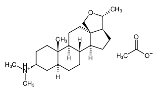 ((5alpha)-18,20(R)-Epoxypregnan-3beta-yl)dimethylammonium acetate 94386-34-2