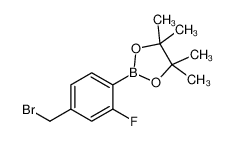 1029439-49-3 structure, C13H17BBrFO2