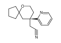 2-[(9R)-9-(pyridin-2-yl)-6-oxaspiro[4.5]decan-9-yl]acetonitrile 1401031-38-6