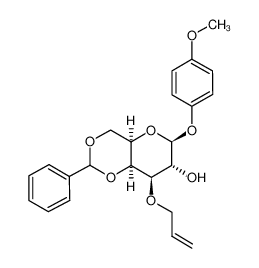 4-Methoxyphenyl 3-<i>O</i>-Allyl-4,6-<i>O</i>-benzylidene-β-<small>D</small>-galactopyranoside 400091-05-6